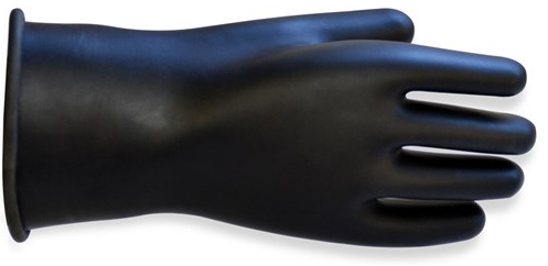 Five-finger glove, latex