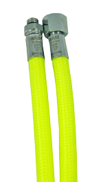 MIFLEX XTREME BRAIDED Yellow fluo – 3/8”M x 9/16”F cm.210