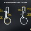 BOLT SNAP NX SERIES FOR STAGE/SM